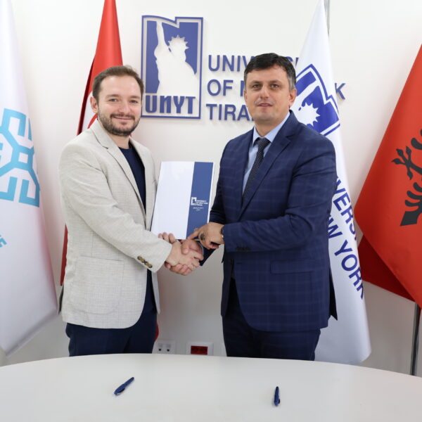 Shoqata e Vëllazërore Humanitare Kulturore “Istanbul” Memorandum Mirëkuptimi me University of New York Tirana (UNYT)